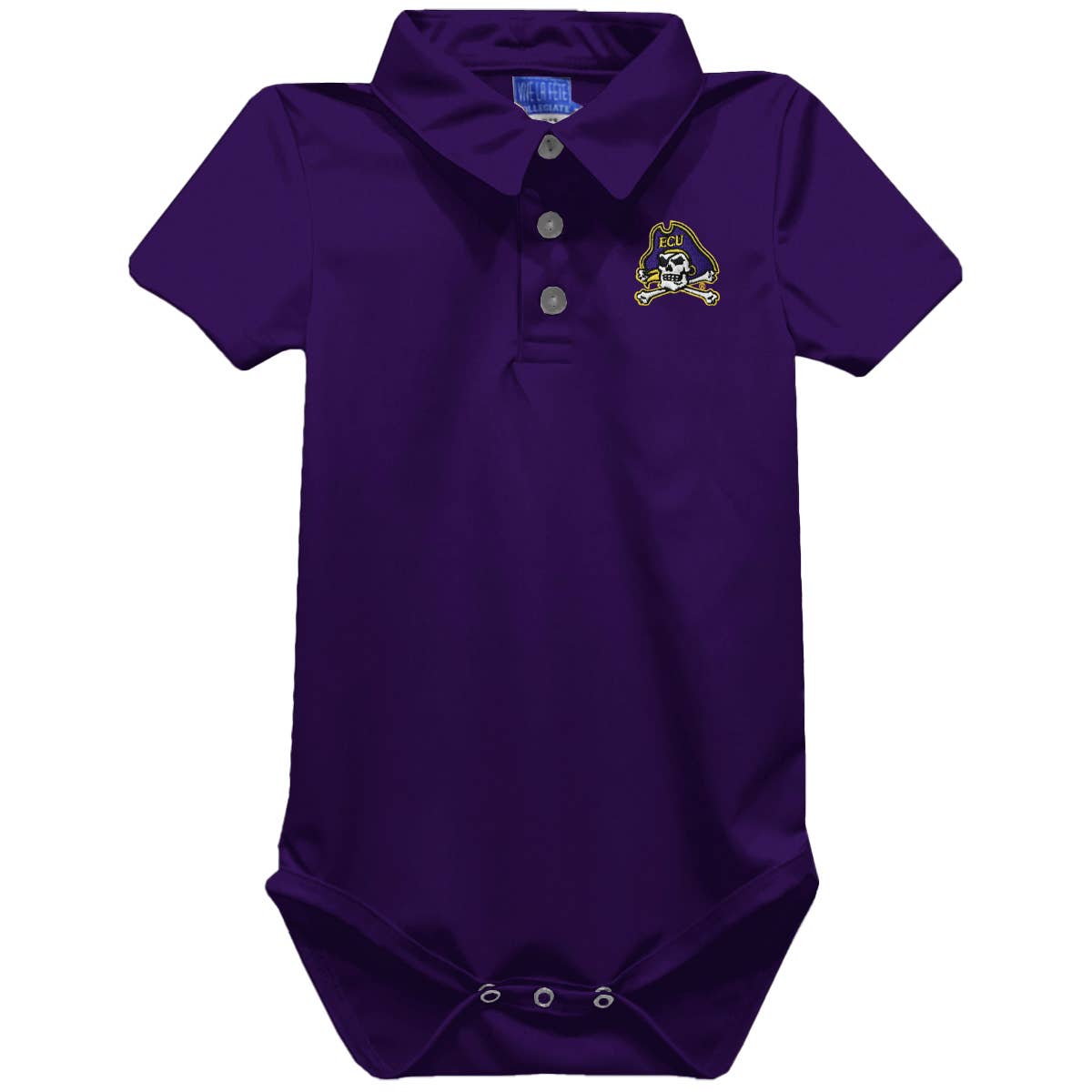 ECU Purple Polo Bodysuit