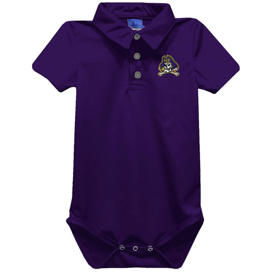 ECU Purple Polo Bodysuit