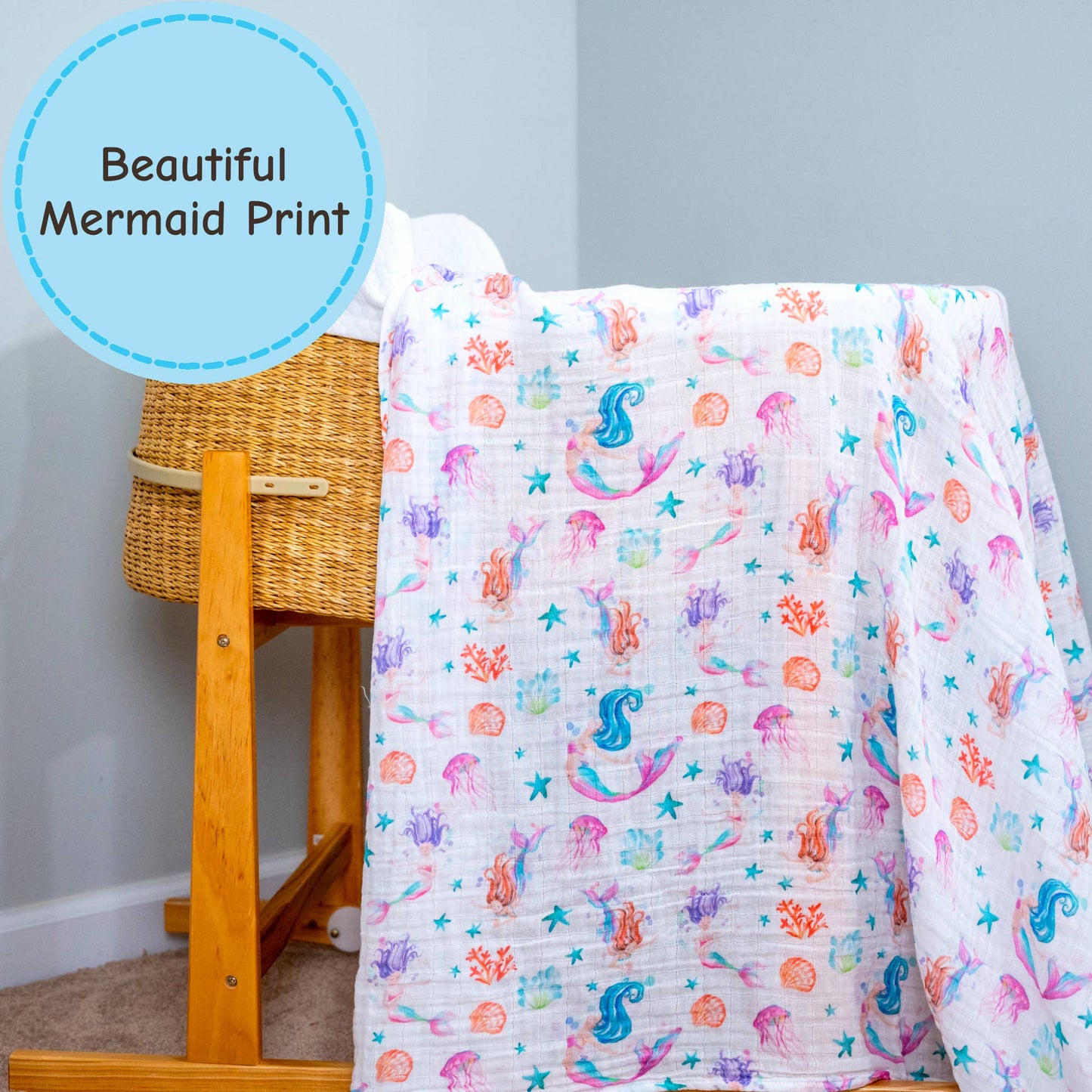 Sea You Soon Swaddle Blanket