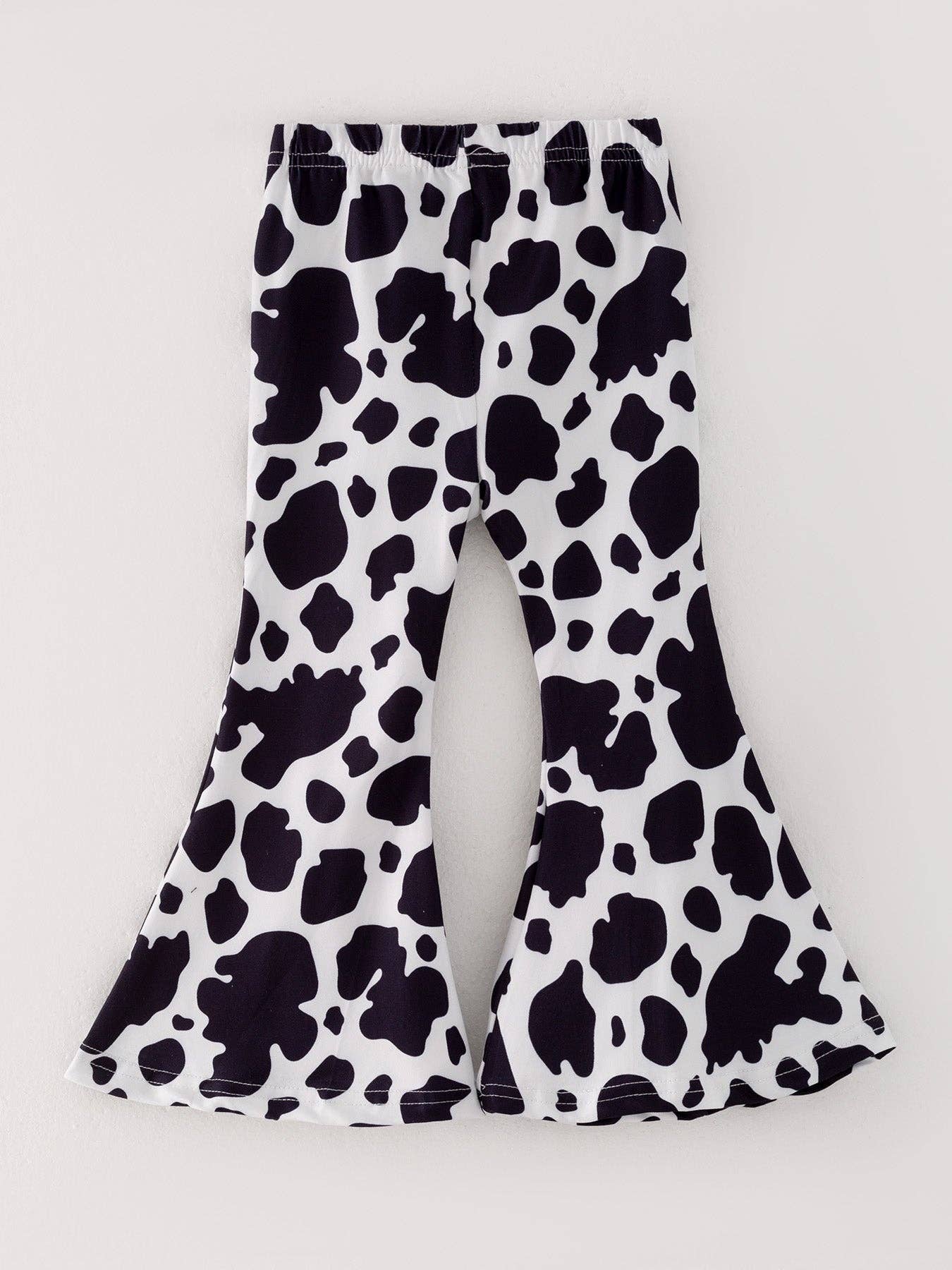 Girls Cow Print Pants