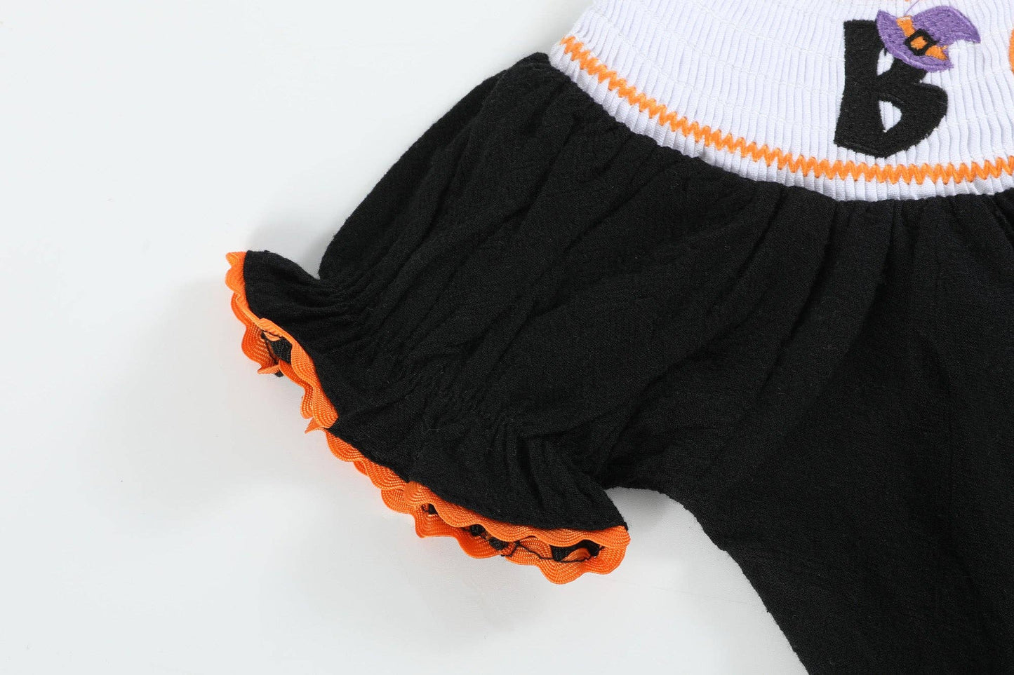 Black and Orange Boo Halloween Bubble