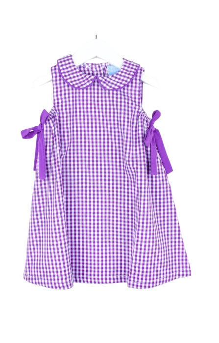 Purple Gingham Dress