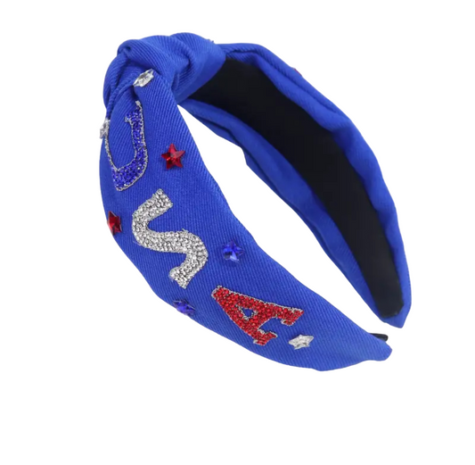 USA Rhinestone Headbands