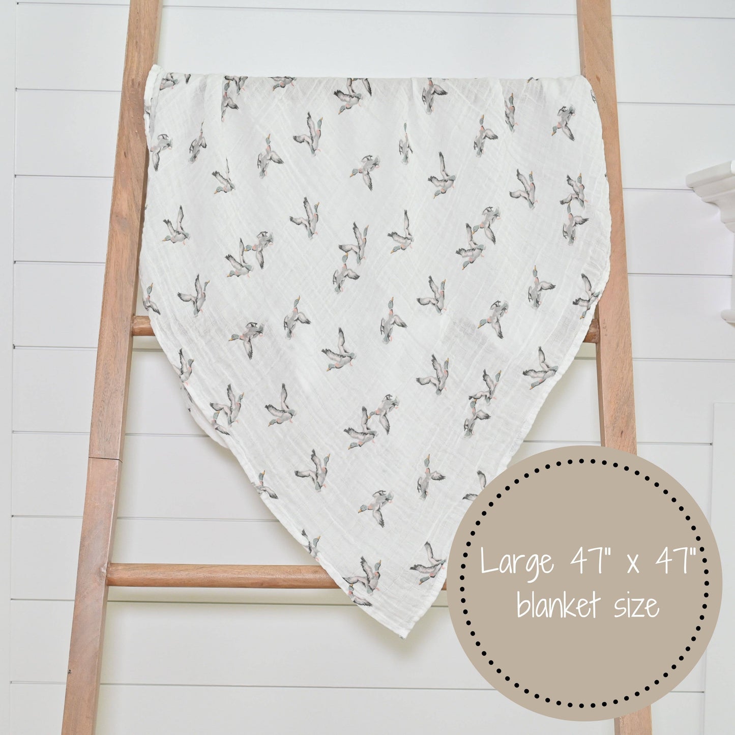 Quackin'up Cotton Swaddle Blanket