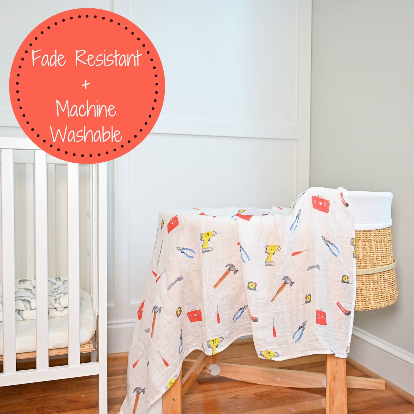 Toolbox Swaddle Blanket