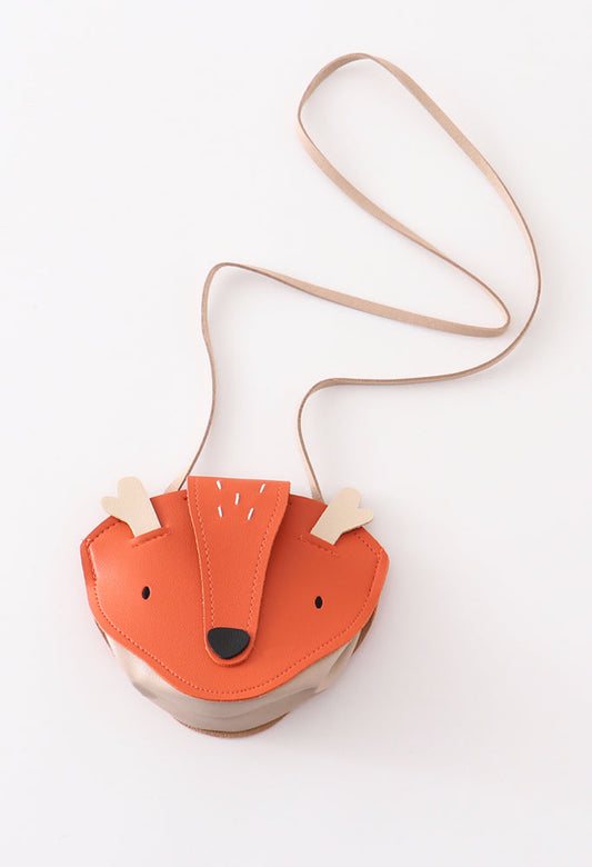 Orange Fox Purse