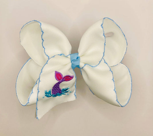 Mermaid Moonstitch Bow