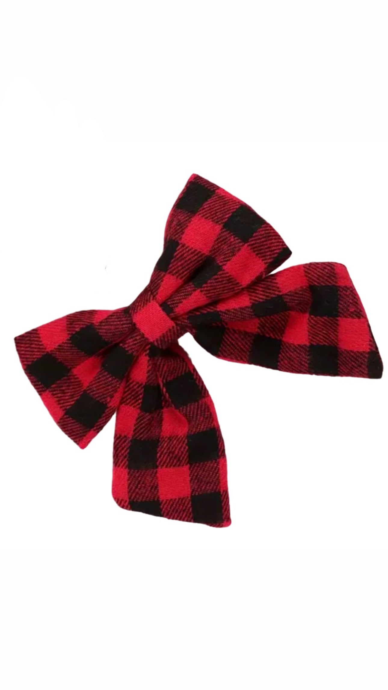 Buffalo Plaid Hair Bow