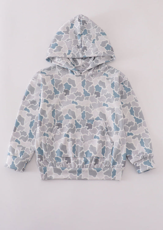 White Camo Hoddie