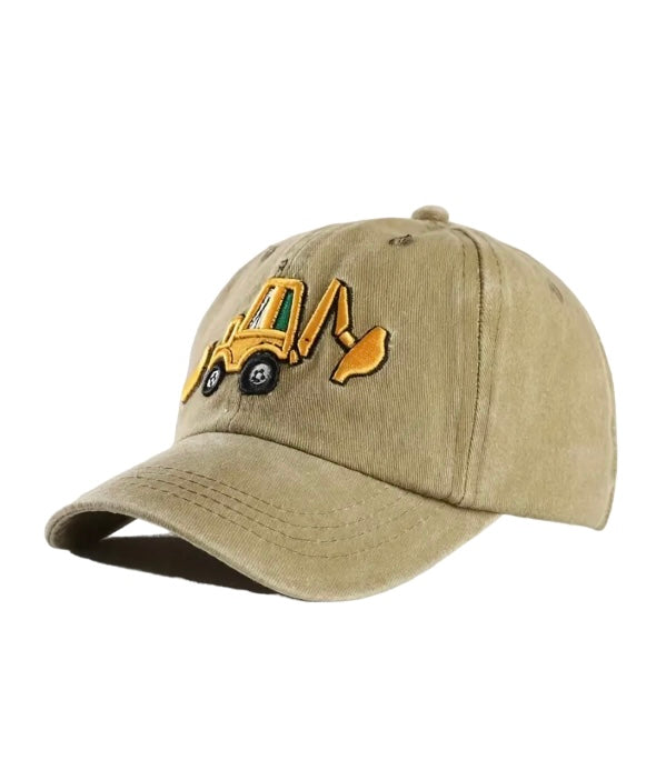 Excavator Boys Hat