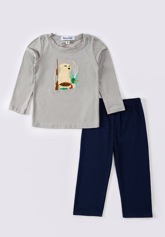 Grey Hunting Pants Set