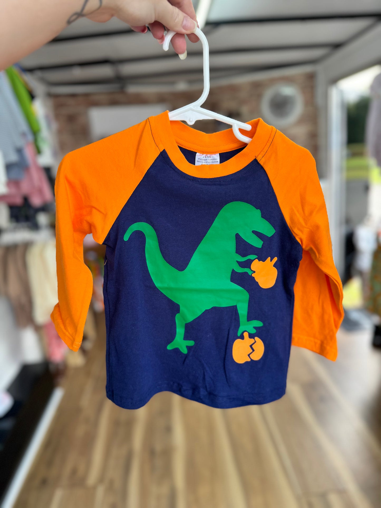 Dinosaur Pumpkin Smash T-Shirt