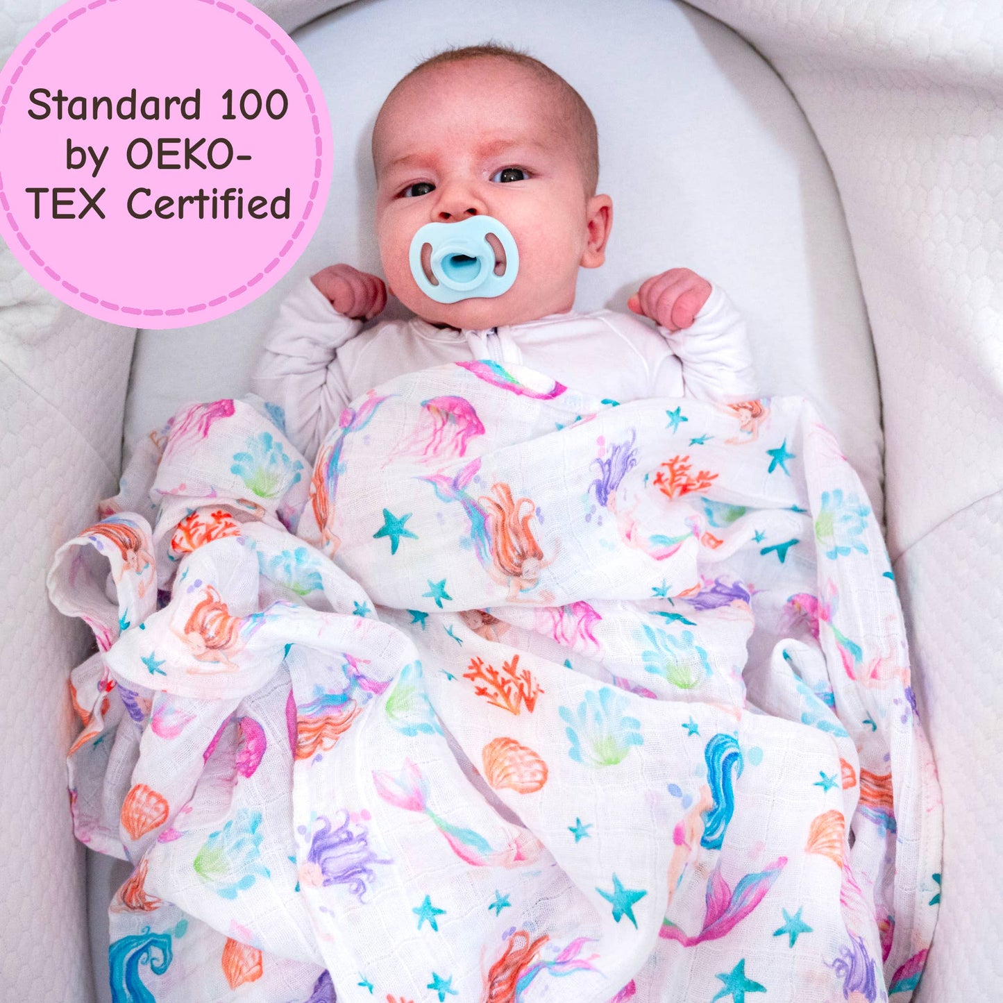 Sea You Soon Swaddle Blanket
