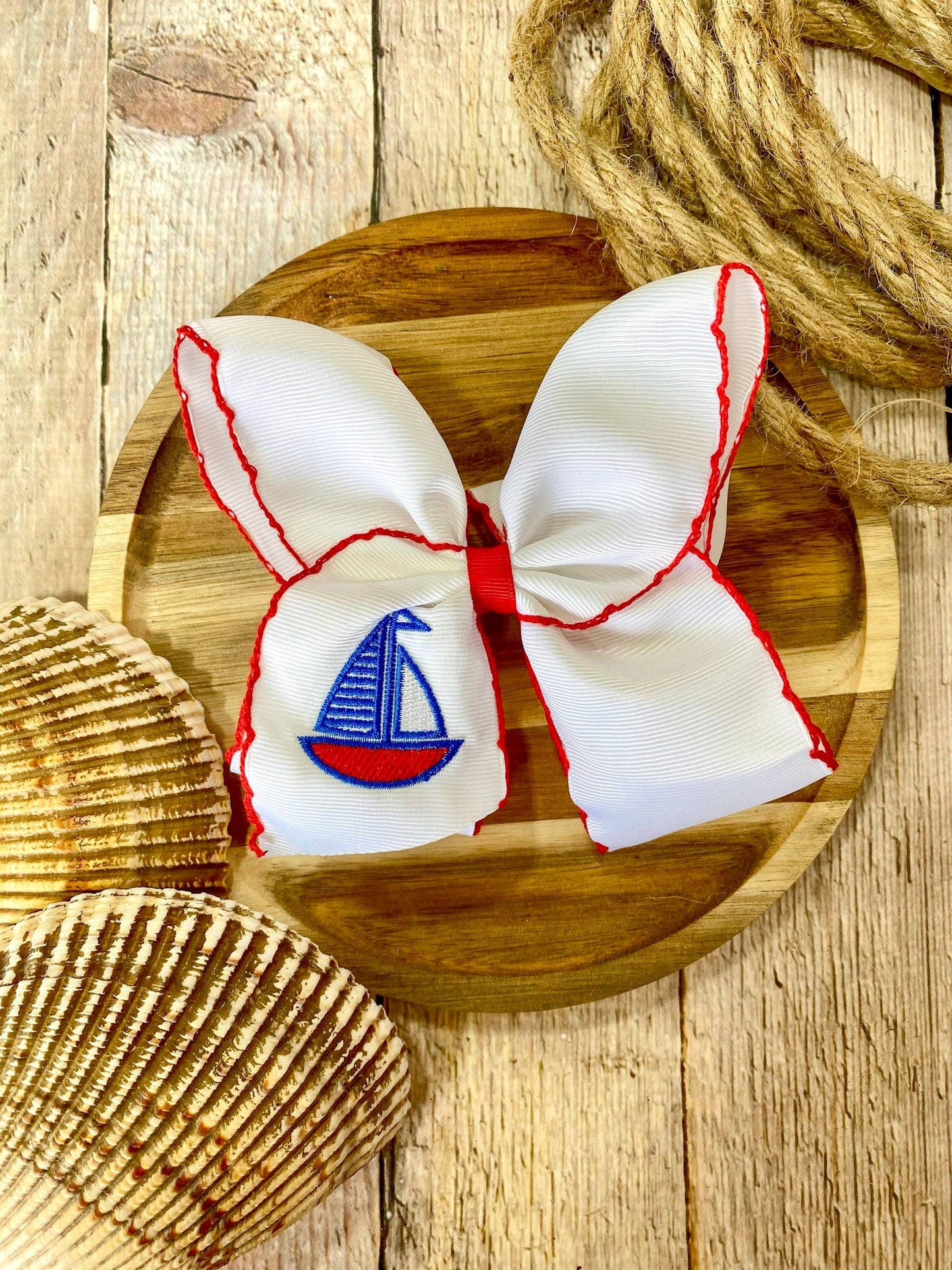 Sailboat Hair Bow