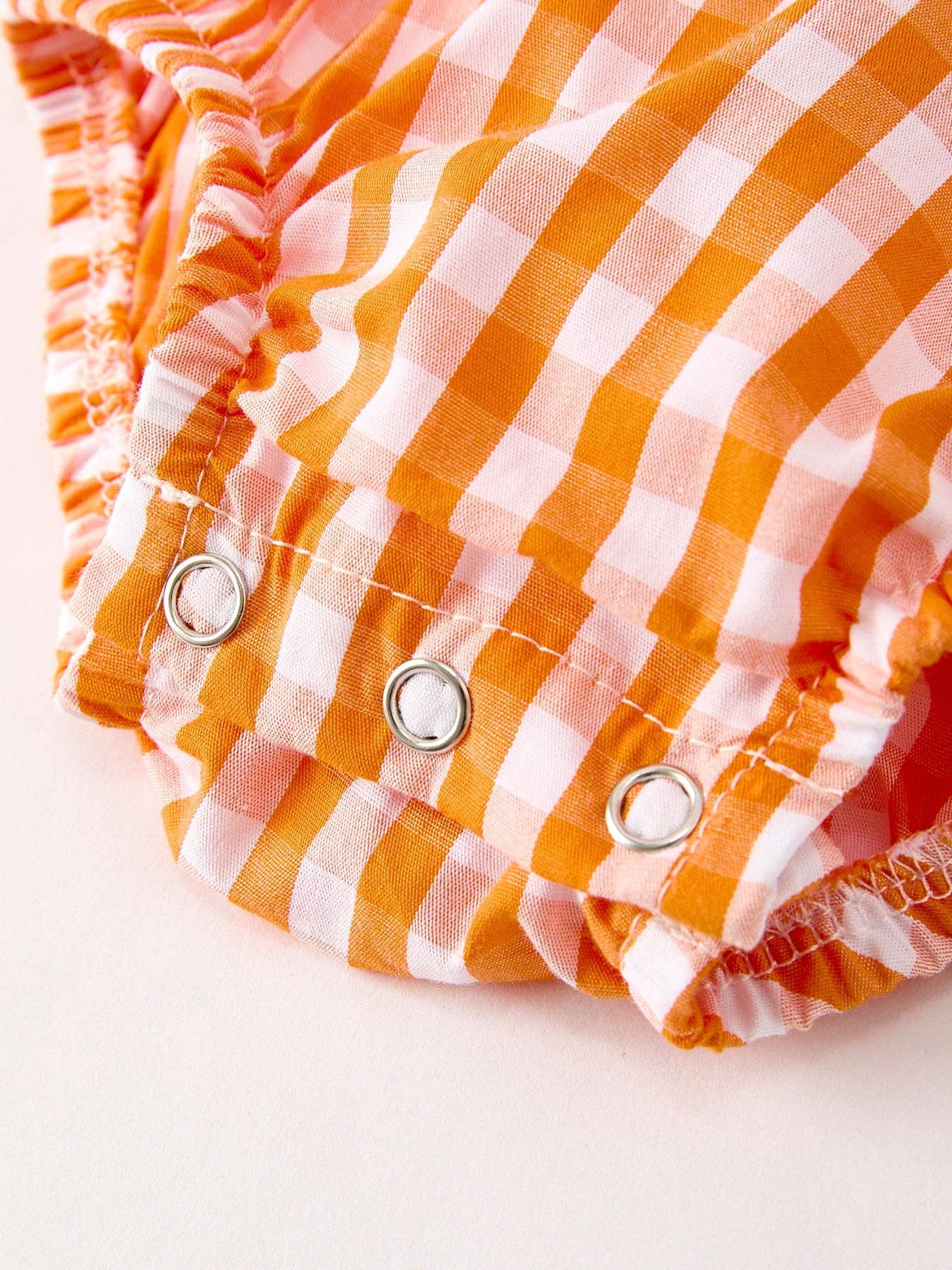 Fall Orange Check Bubble