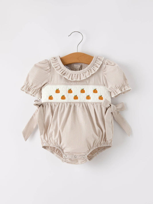 Beige Pumpkin Smock Bubble