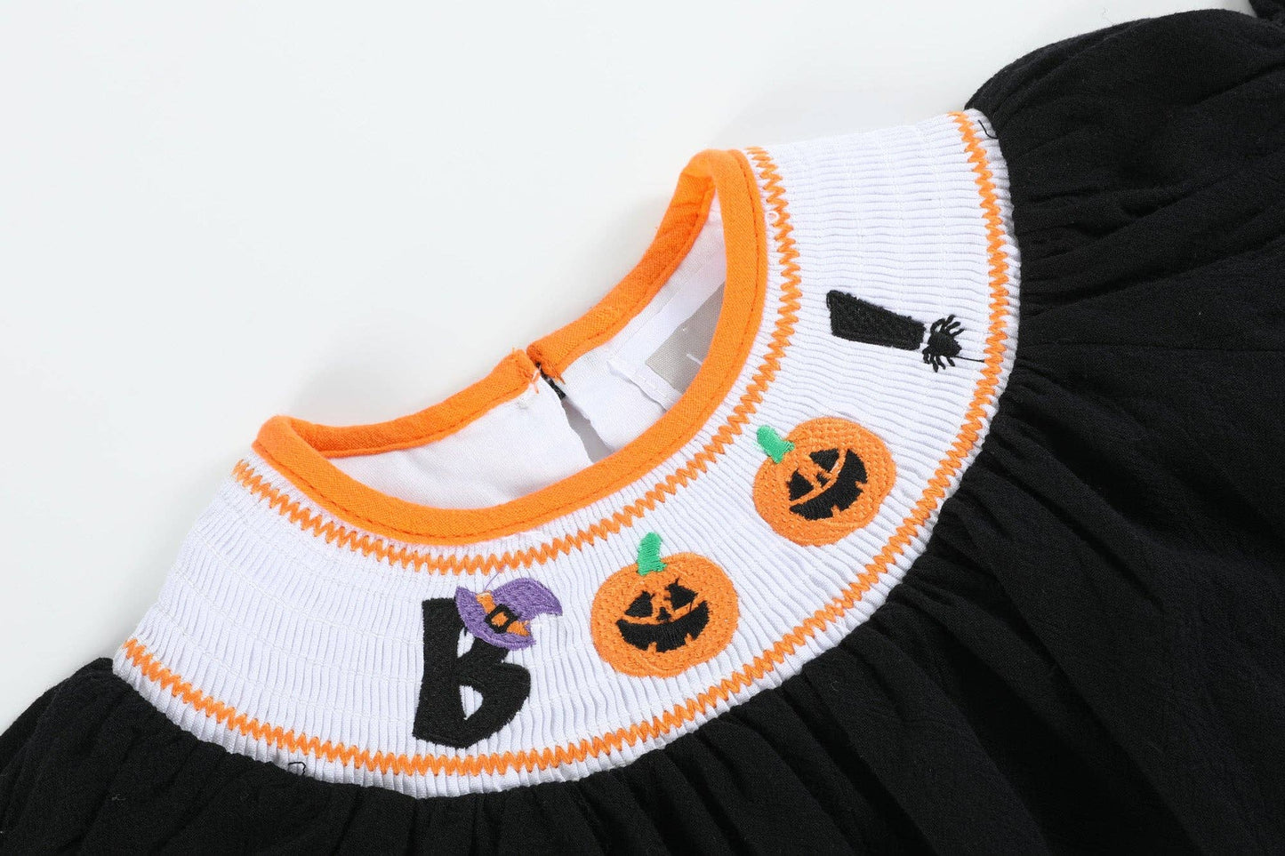 Black and Orange Boo Halloween Bubble