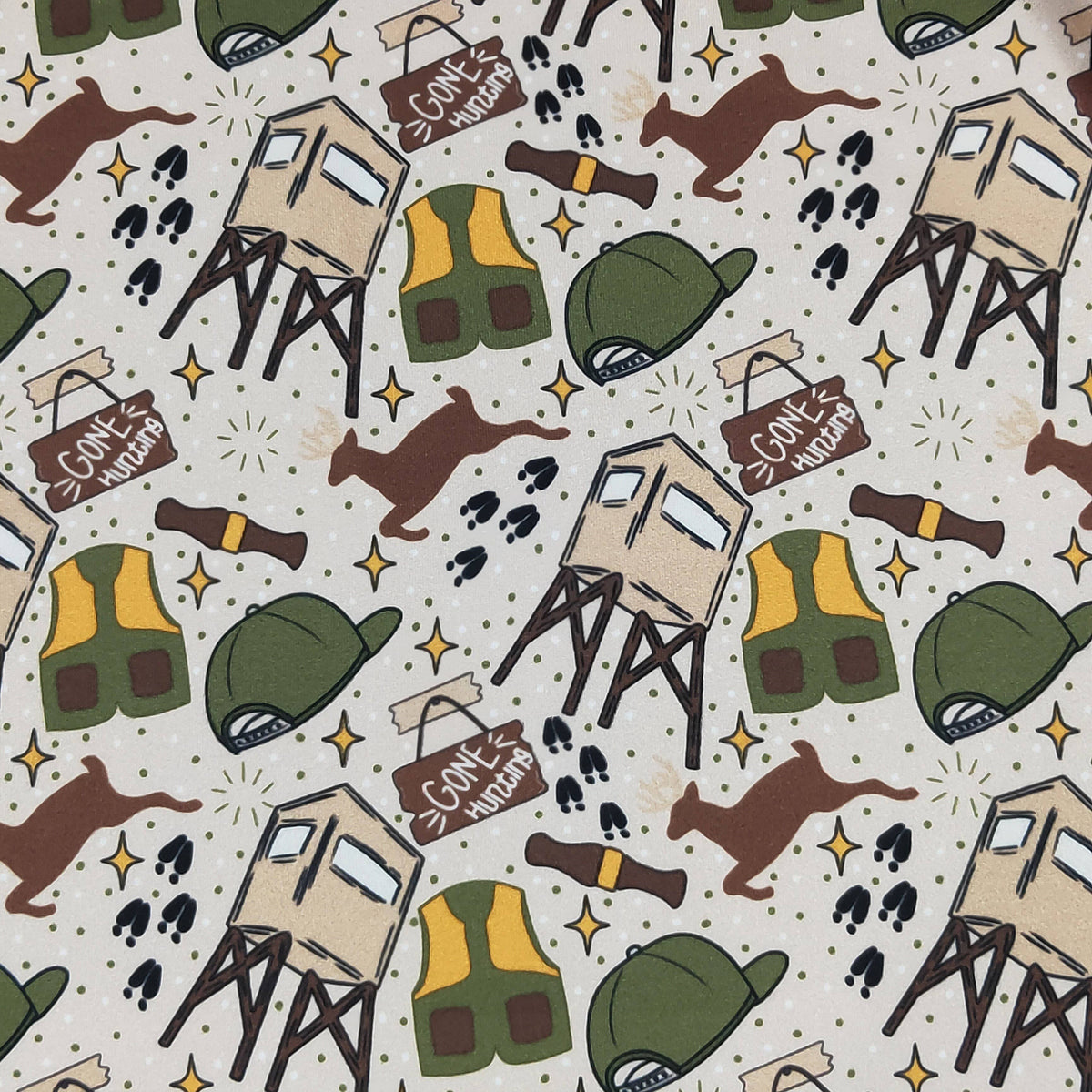 Gone Hunting Boy Romper