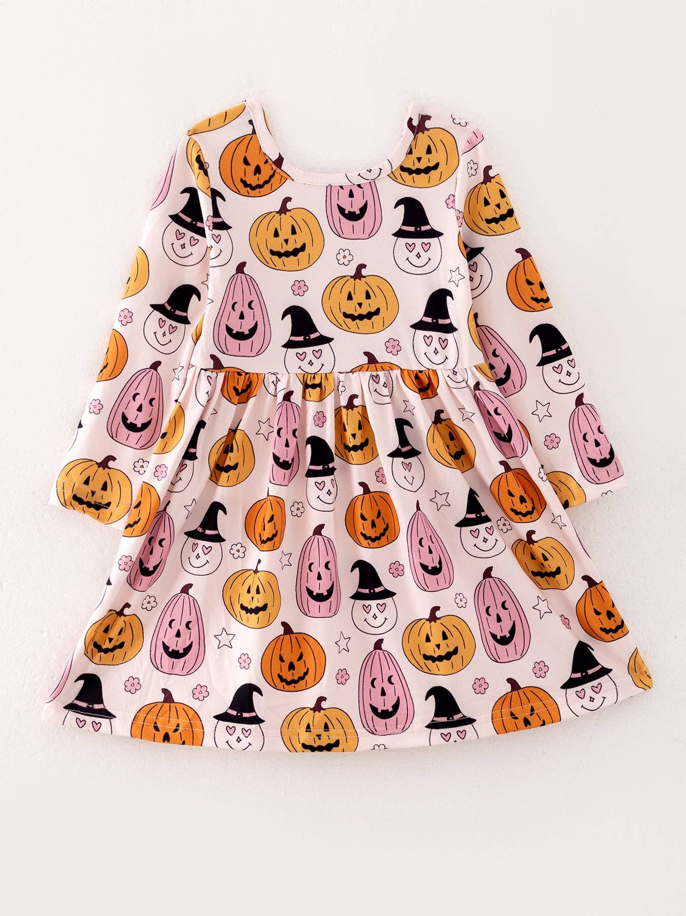 Girls Halloween Print Dres