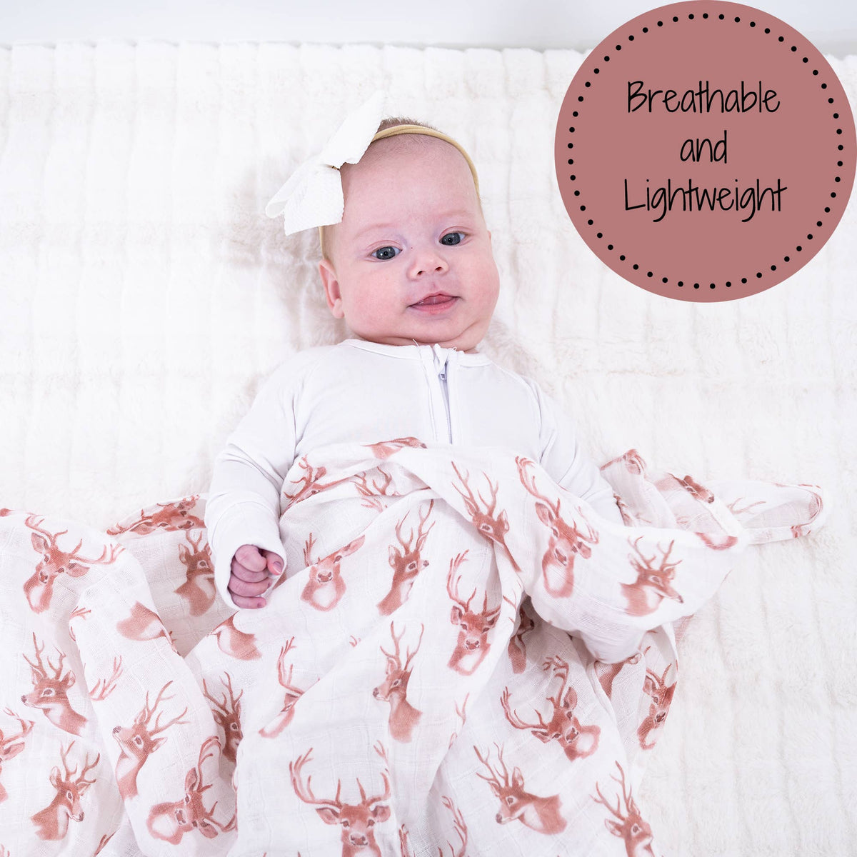 Deer Swaddle Blanket