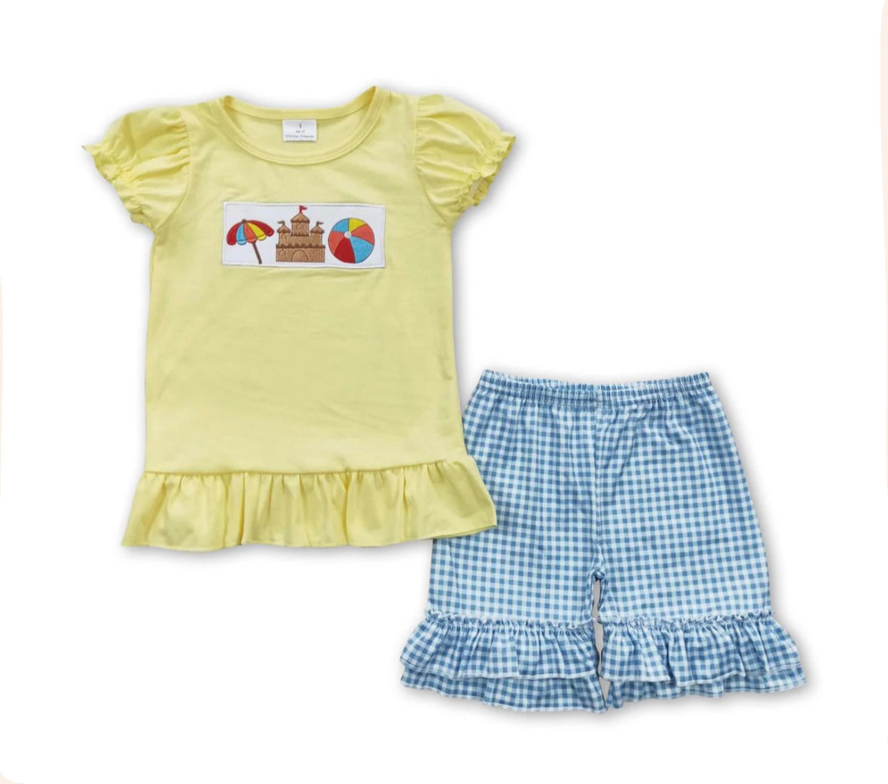 Beach Castle Yellow Girl Set