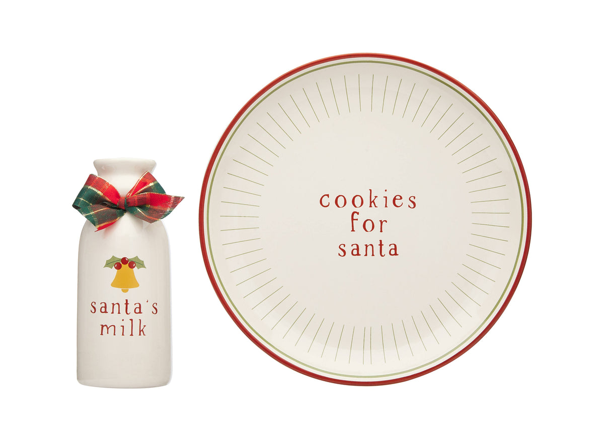 Cookies for Santa Plate Set