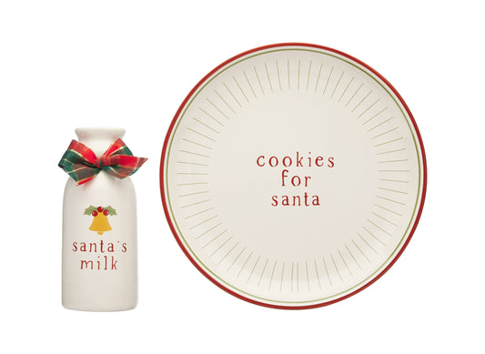Cookies for Santa Plate Set