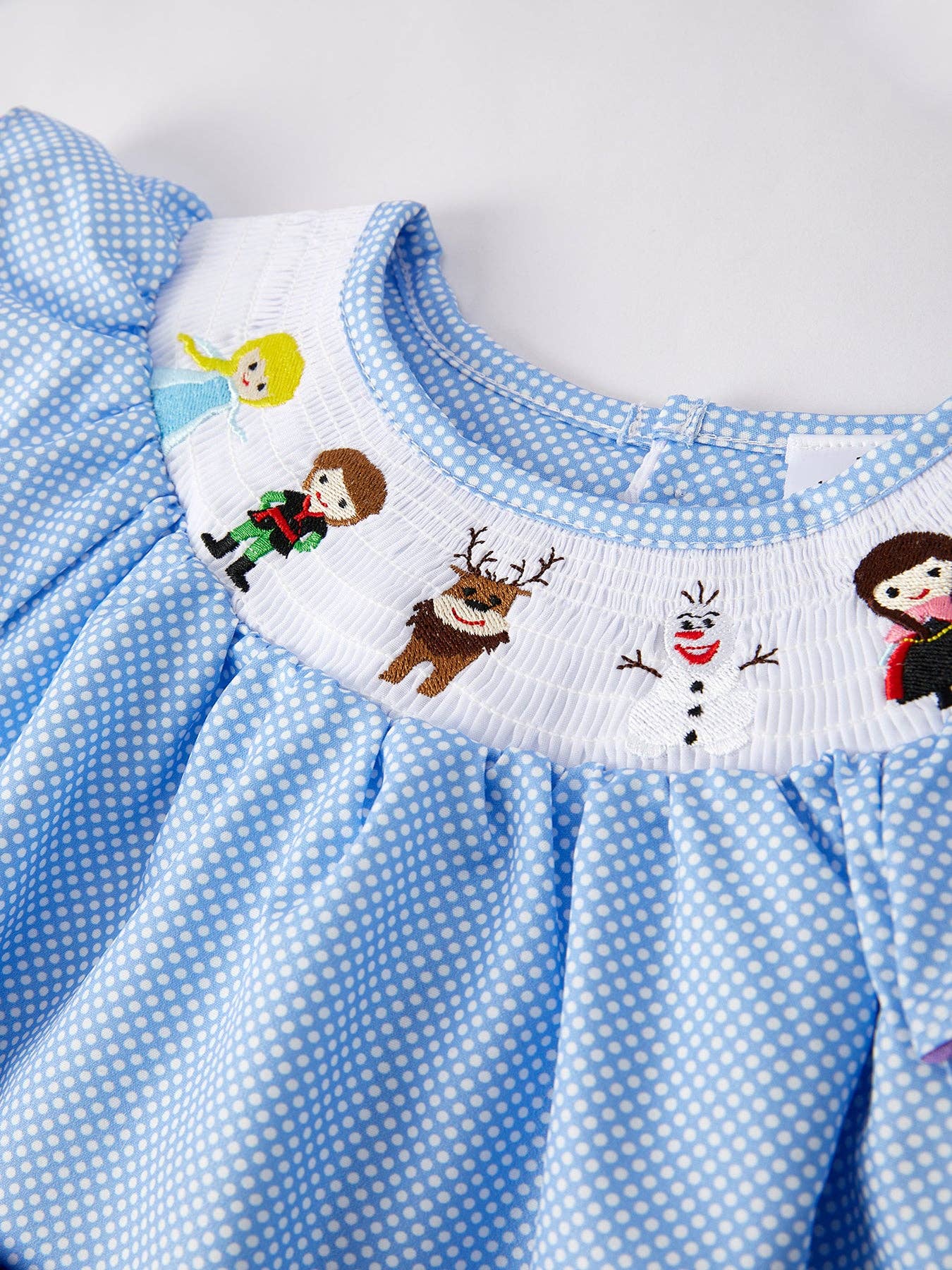 Princess Smocking Embroidery Dress