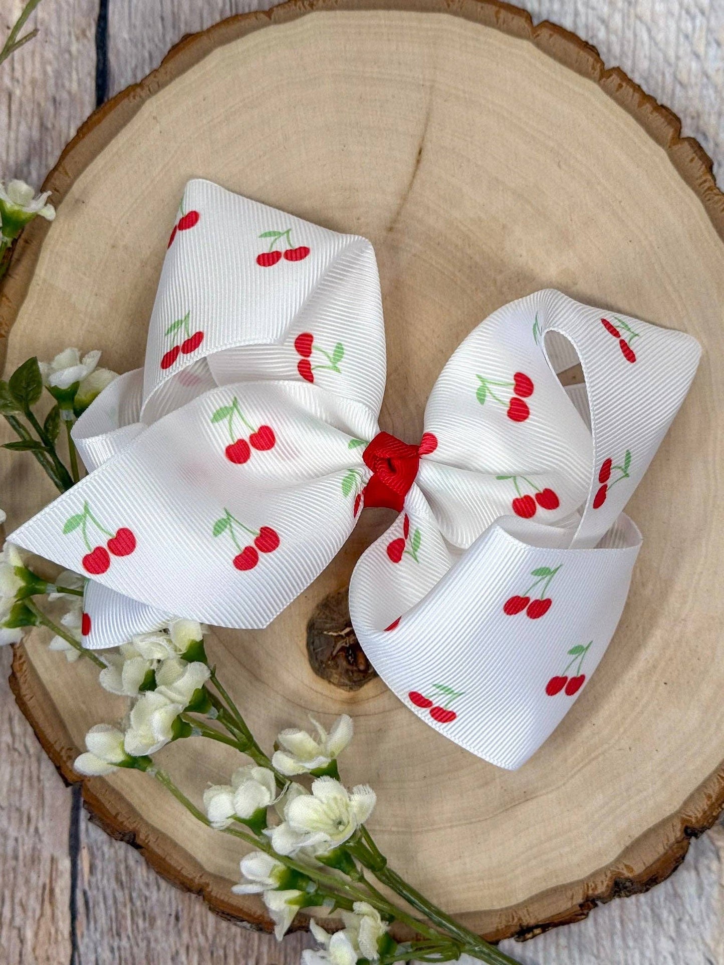 Cherry Dreams Classic Hair Bow