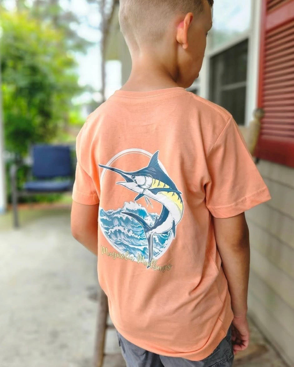 Marlin Peach Tee