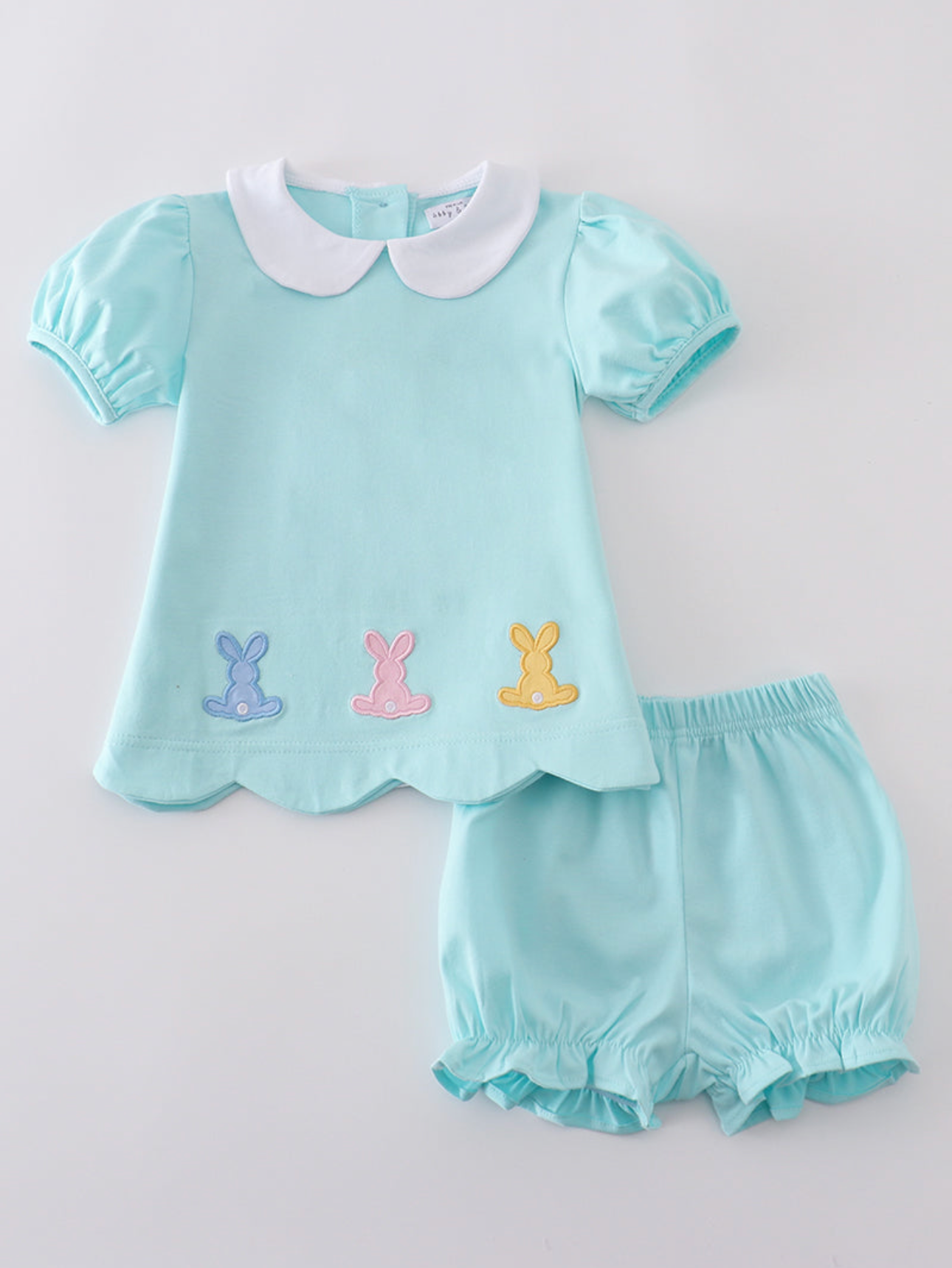 Mint Bunny Embroidery Set