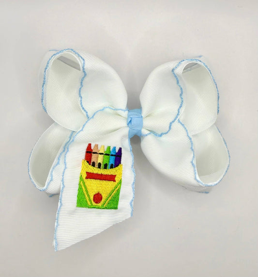 Crayons Moonstitch Bow