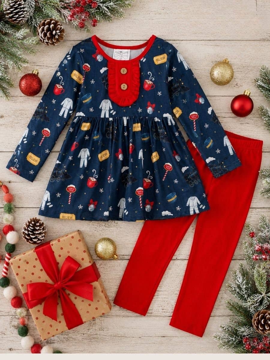 Polar Express Girls Legging Set