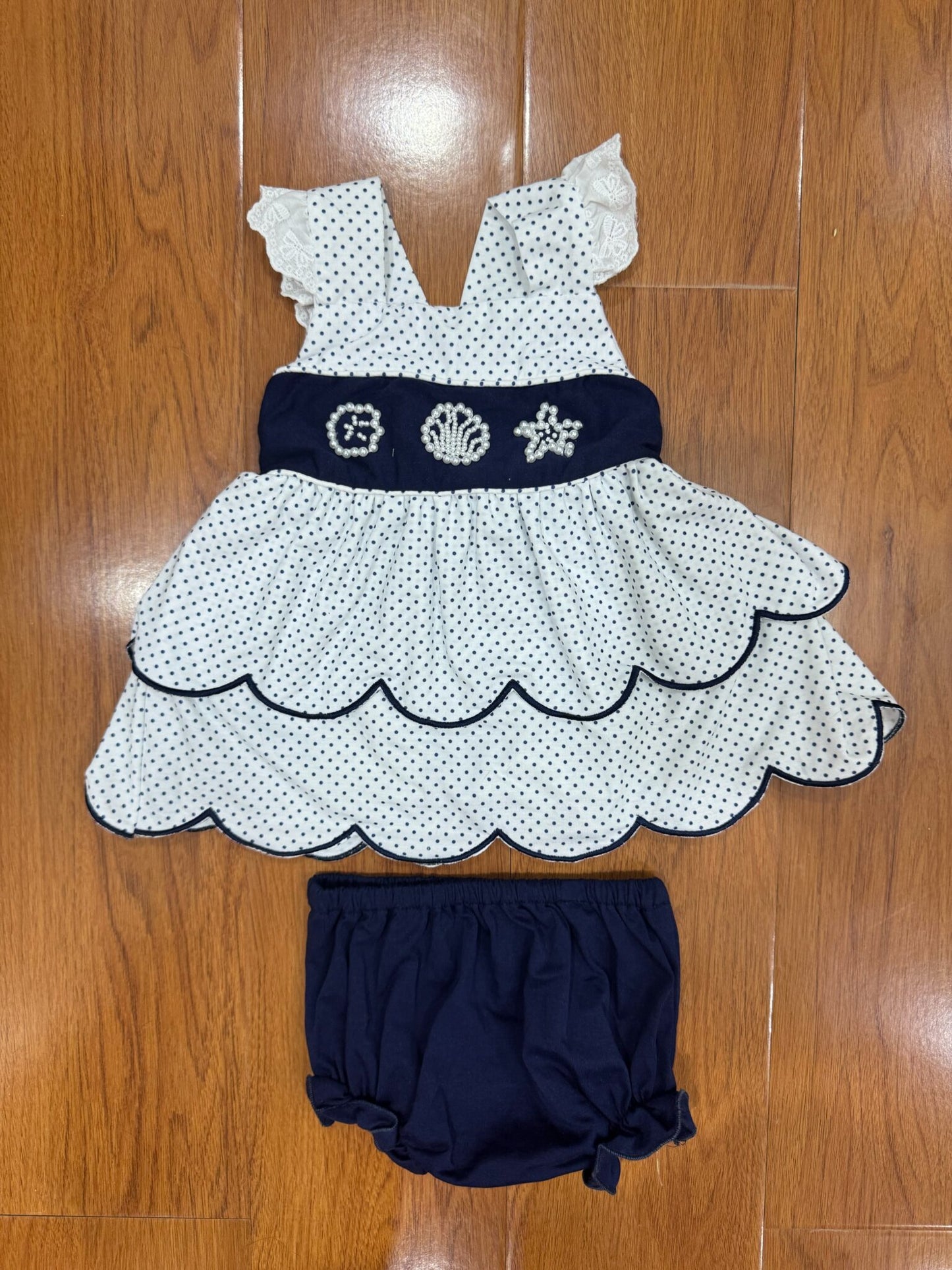 Pearl Seashell Baby Girl Set