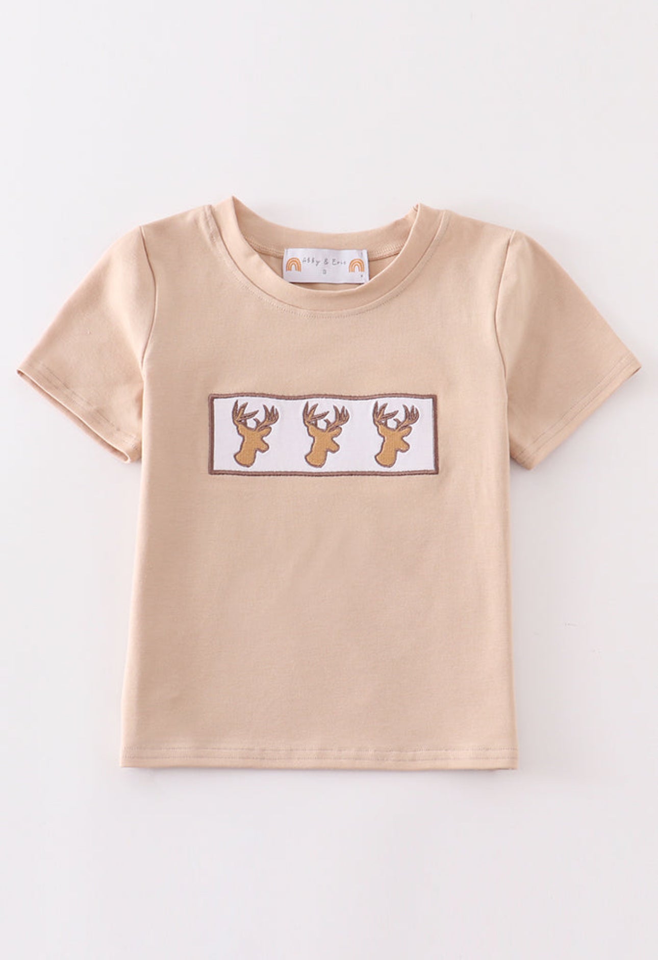 Deer Embroidery Tee