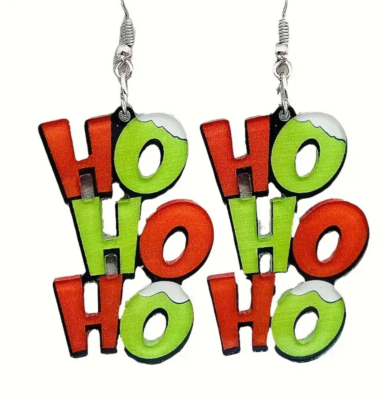 Ho Ho Ho Christmas Earrings