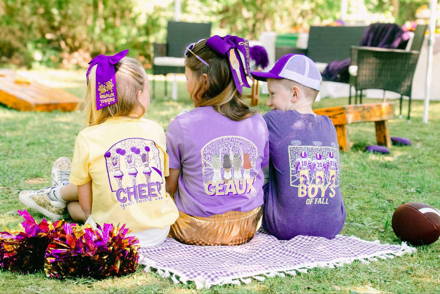Cheerleaders Football Tee
