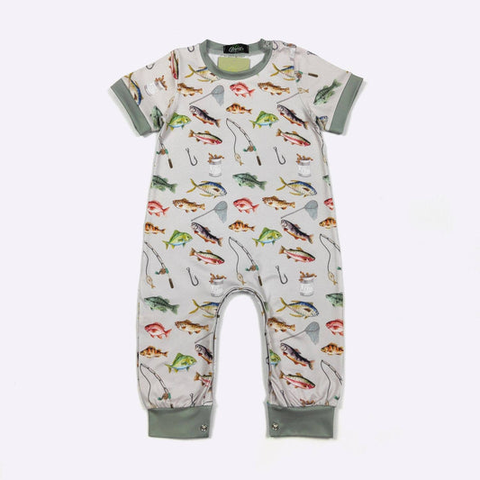 Hooked on Adventure Boy Romper