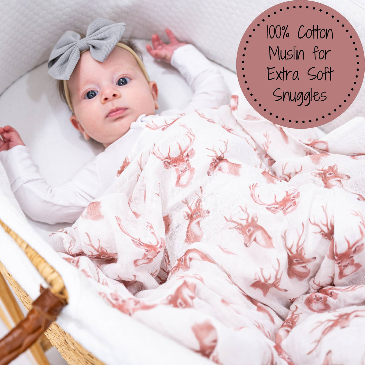 Deer Swaddle Blanket