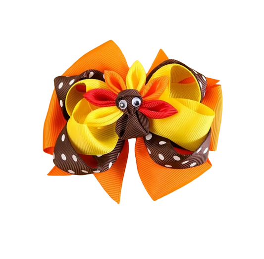 Turkey Hair Bow