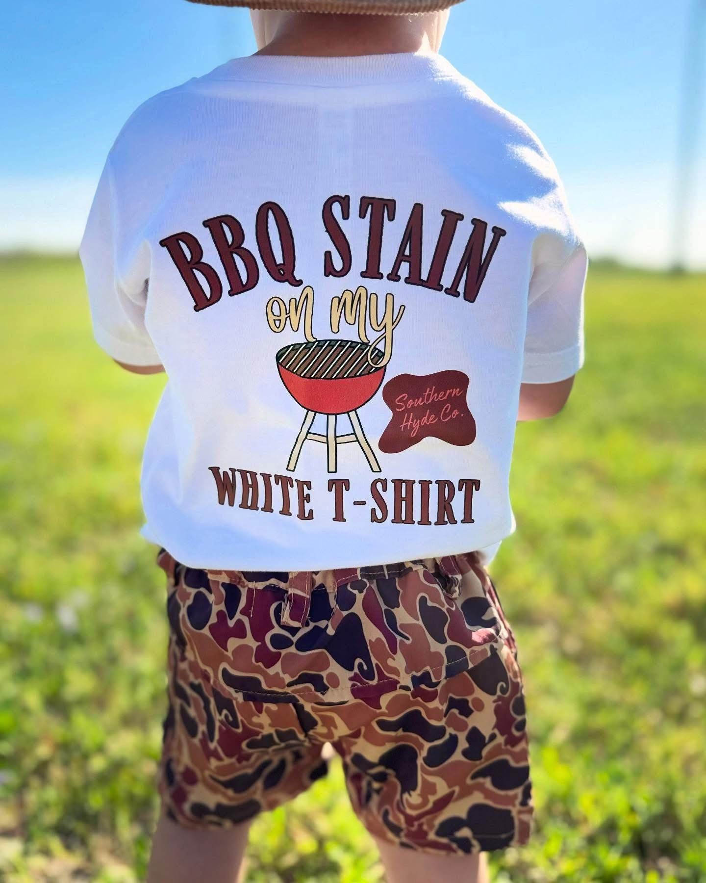 BBQ Stain On My White T-Shirt