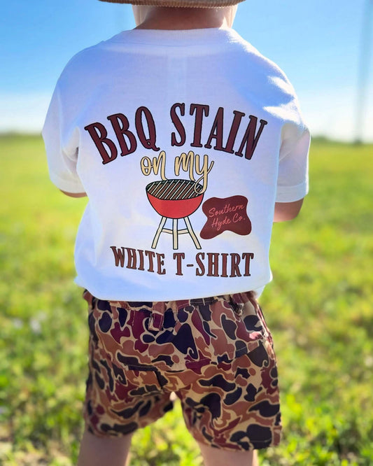 BBQ Stain On My White T-Shirt