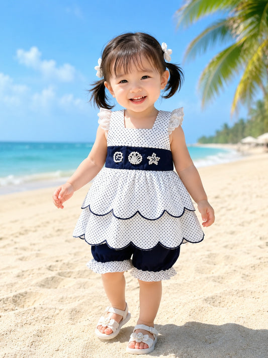 Pearl Seashell Baby Girl Set