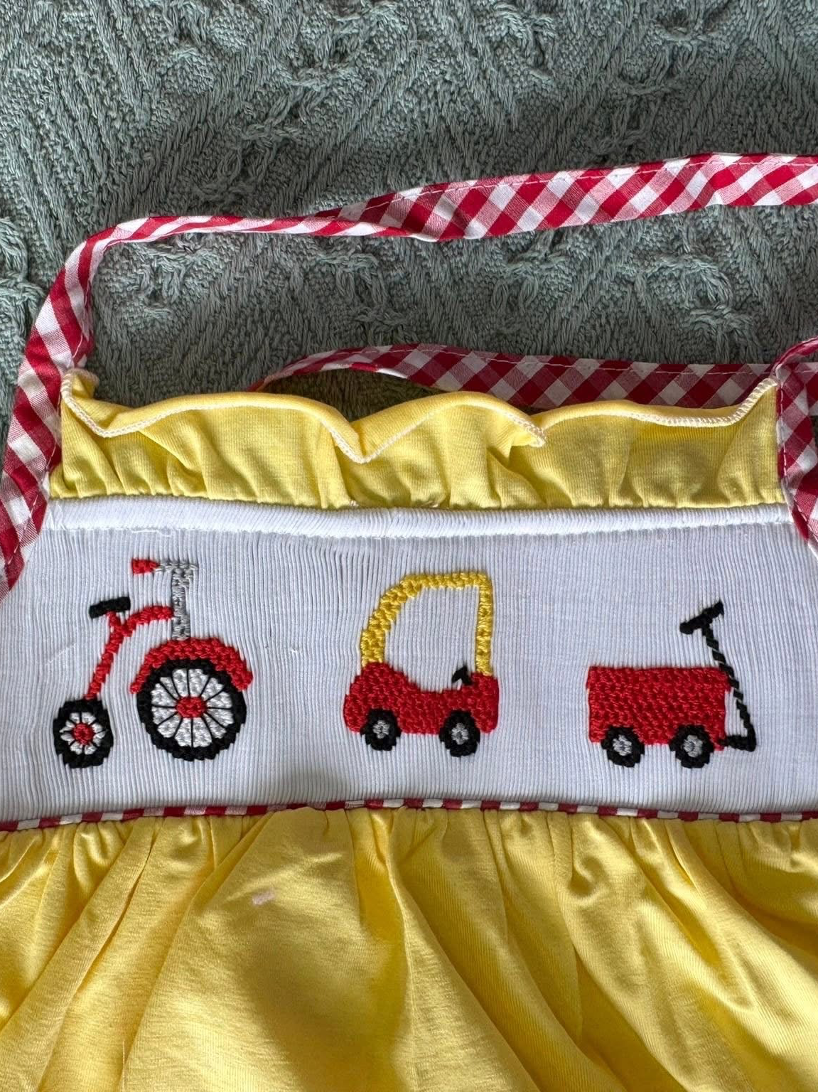 Red Toy Girl Short Set