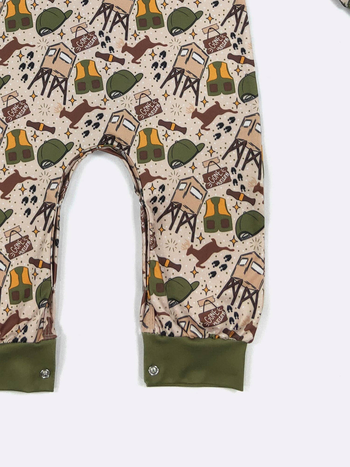 Gone Hunting Boy Romper