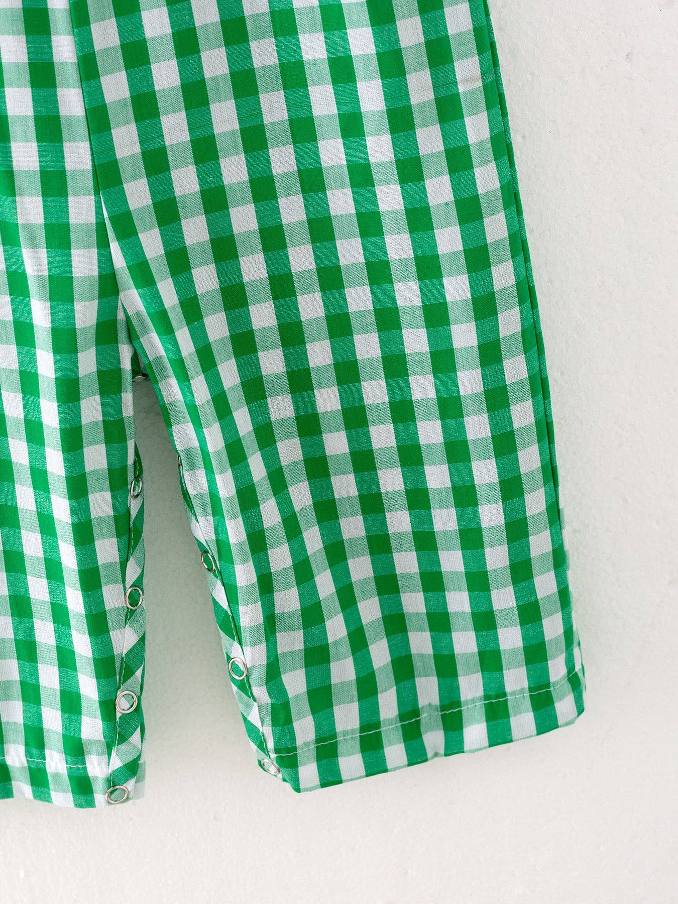 Smocking Green Plaid JonJon