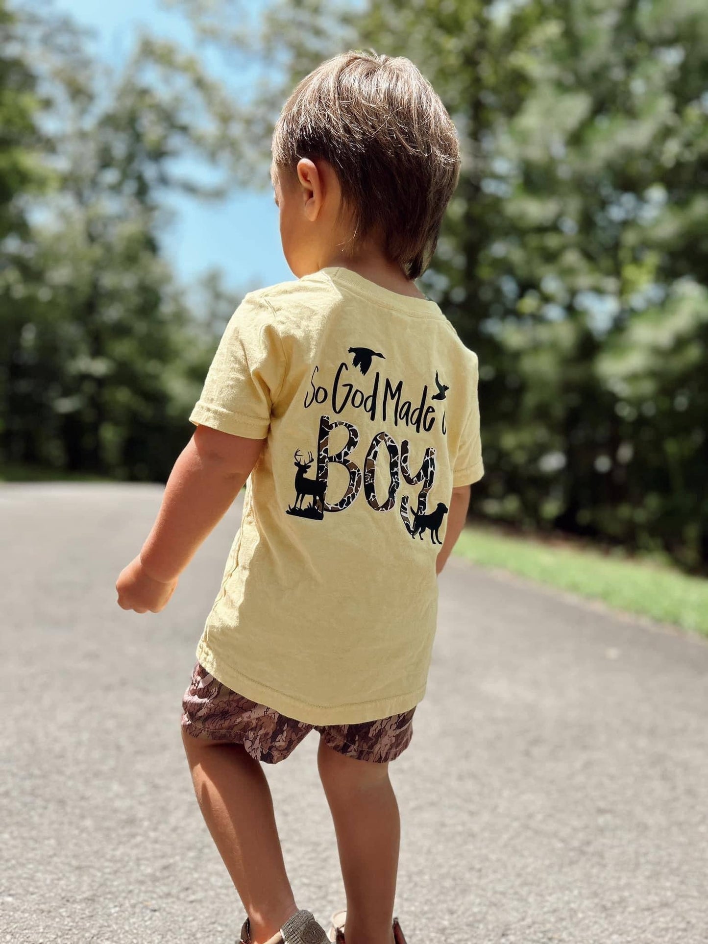 So God Made A Boy Tee