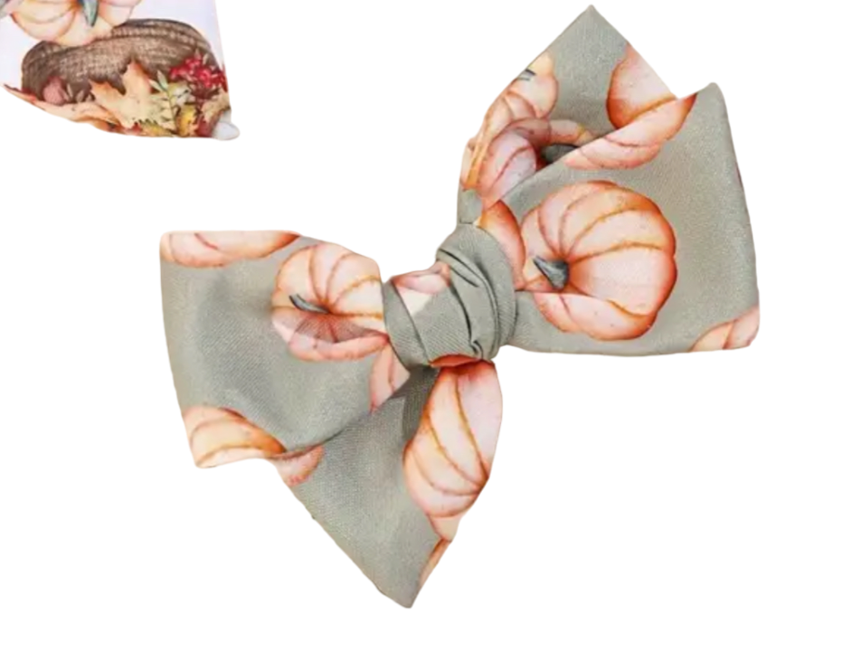 Pumpkin Hair Bow