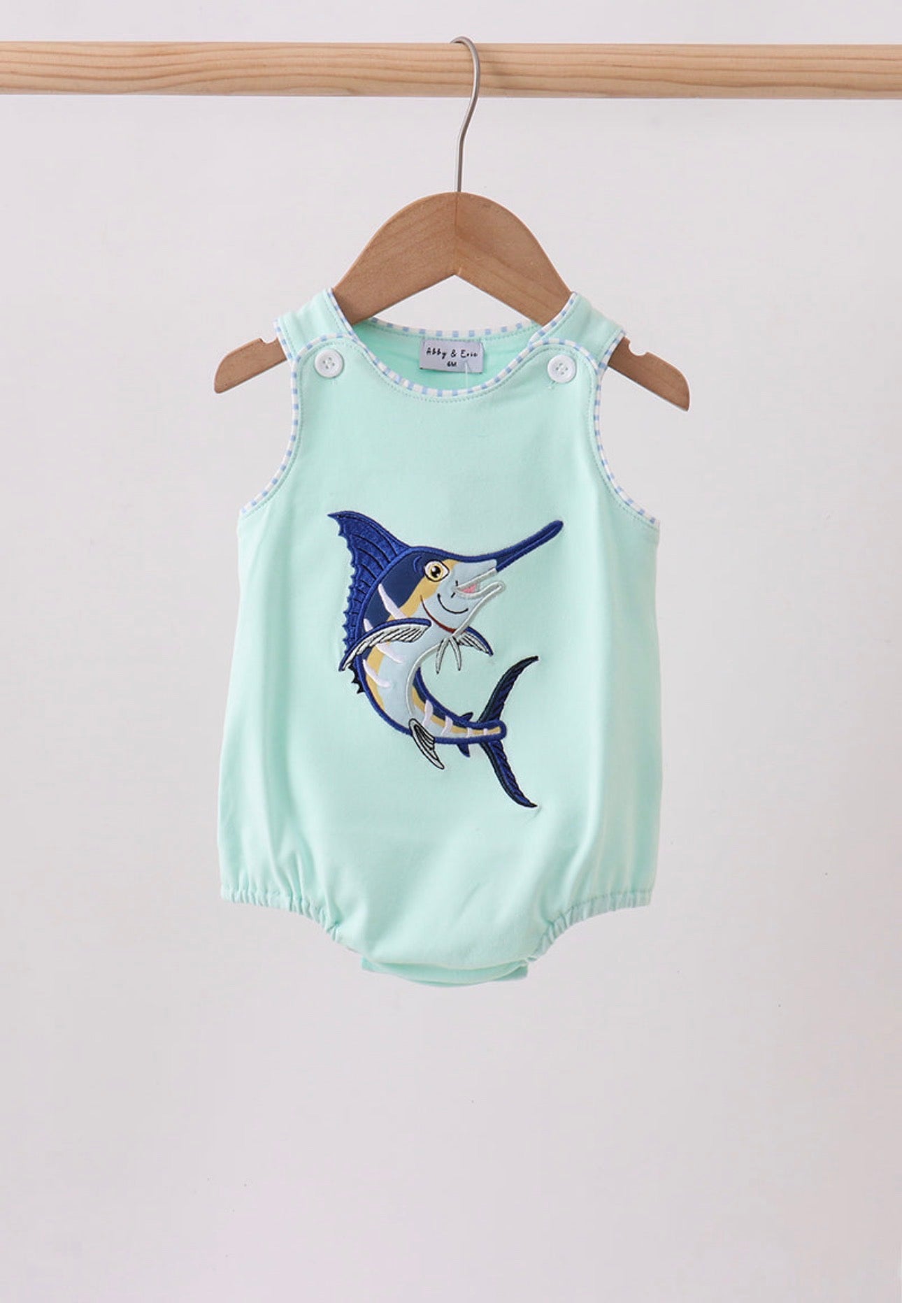 Mint Marlin Romper