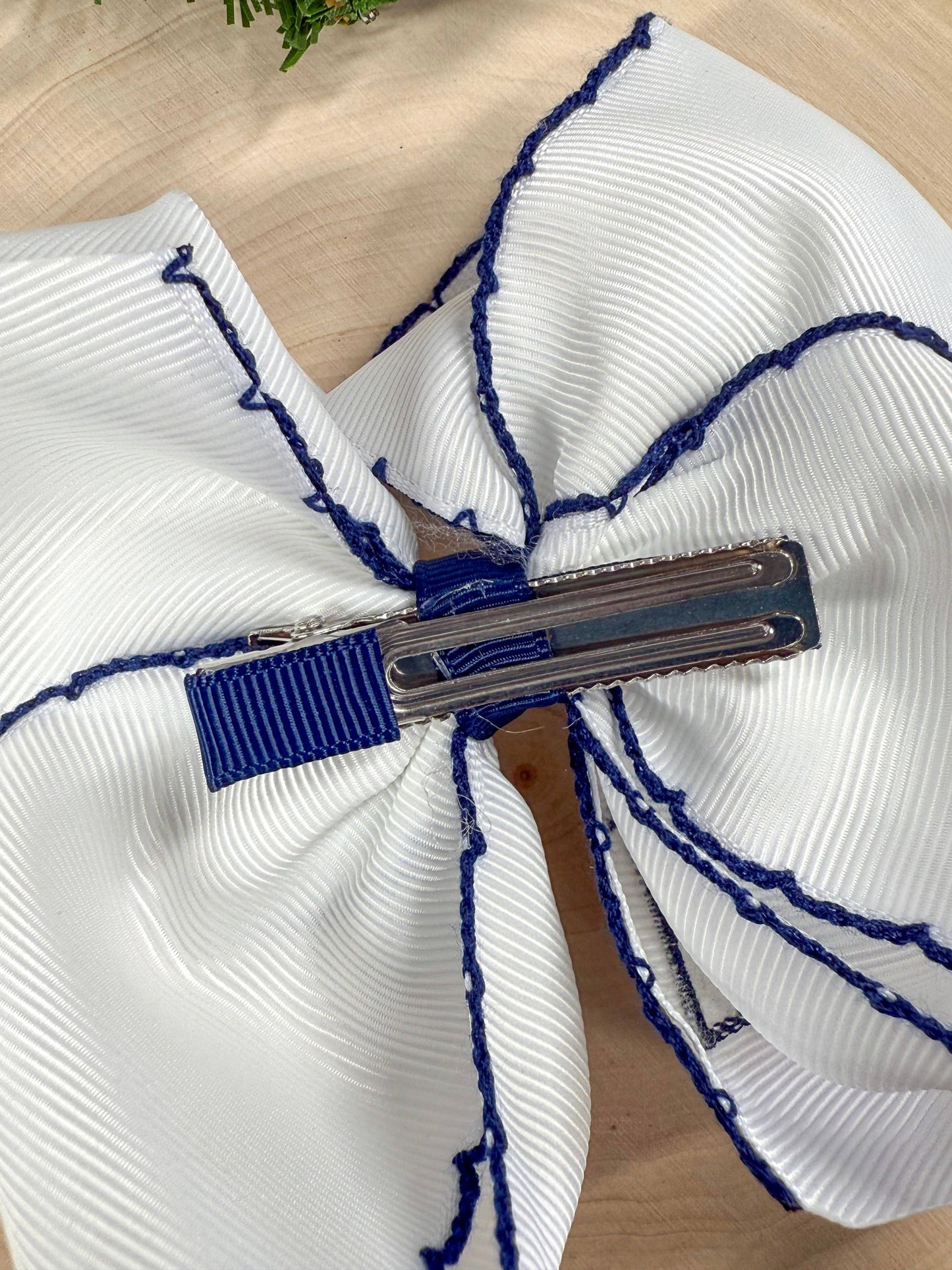 Nativity Moonstitch Hair Bow